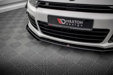 Передній сплітер Street Pro + Flaps Maxton Volkswagen Scirocco R Mk3 - фото My Tuning Lab