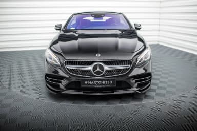 Передній сплітер V.1 Maxton Mercedes-Benz S Coupe AMG-Line C217 Facelift - фото My Tuning Lab