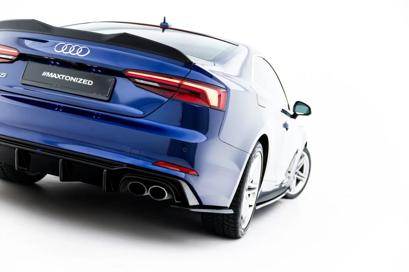 Задні сплітери Boczne V.2 Maxton Audi S5 Coupe F5 - фото My Tuning Lab