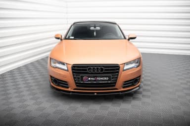 Передній сплітер V.1 Maxton Audi A7 C7 - фото My Tuning Lab