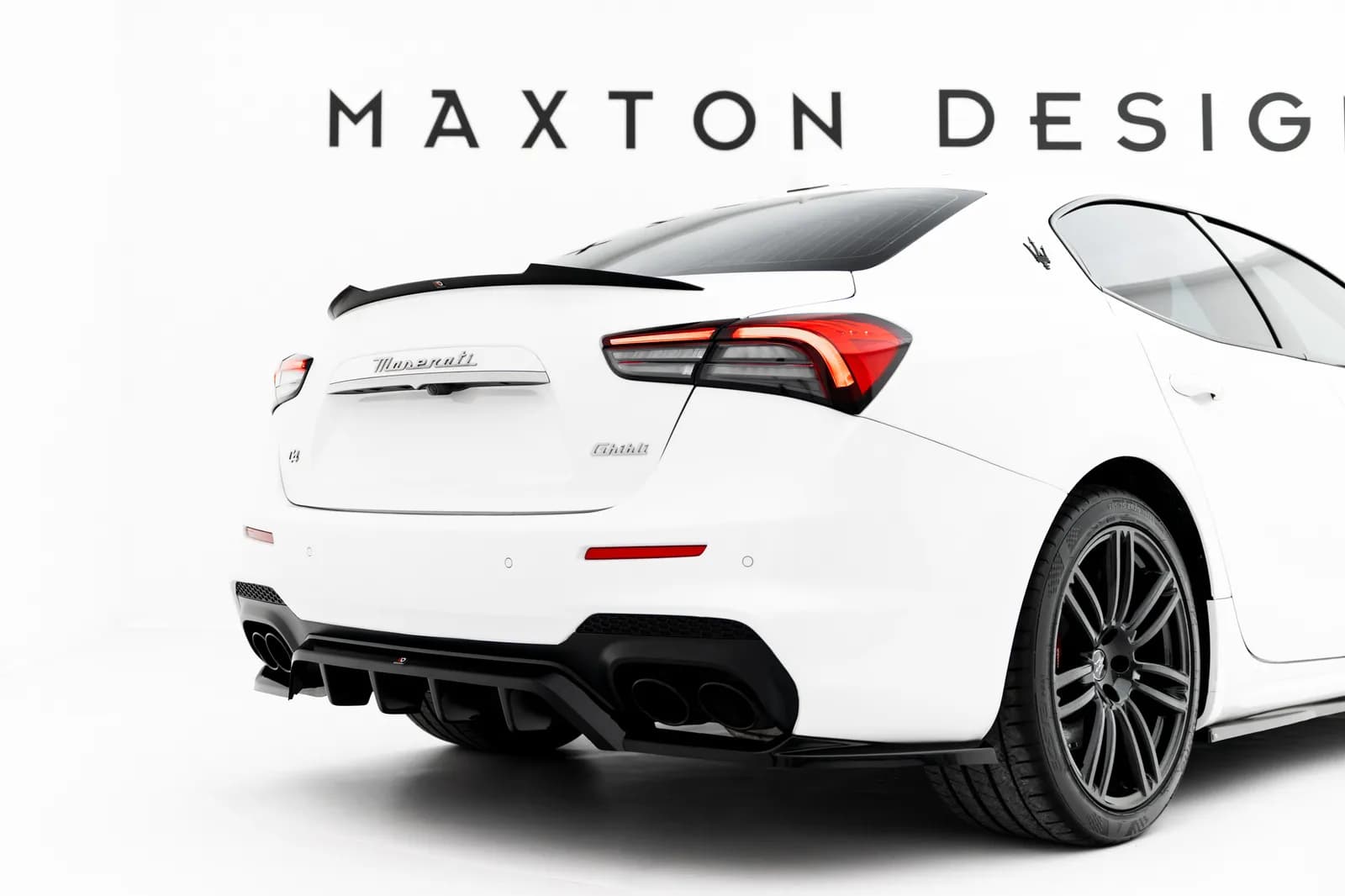 Задній сплітер (Z Dyfuzorem) Maxton Maserati Ghibli Modena Mk3 Facelift - фото My Tuning Lab