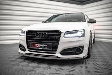 Передній сплітер V.2 Maxton Audi S8 D4 FL - фото My Tuning Lab