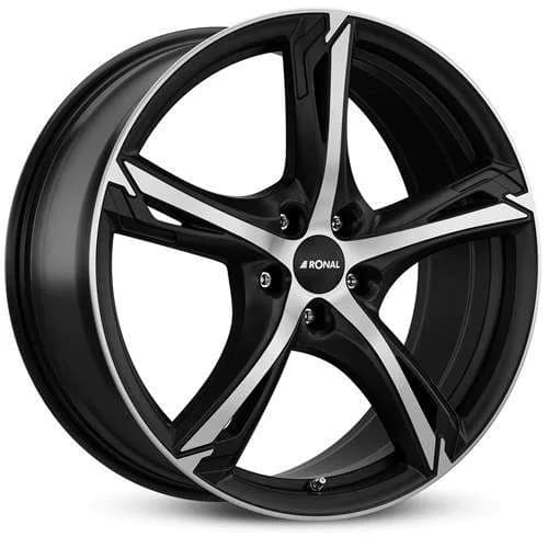 Легкосплавний диск 17" Ronal R62 17x7,5 ET38 5x112 Jetblack-Matt-Frontkopiert - фото My Tuning Lab