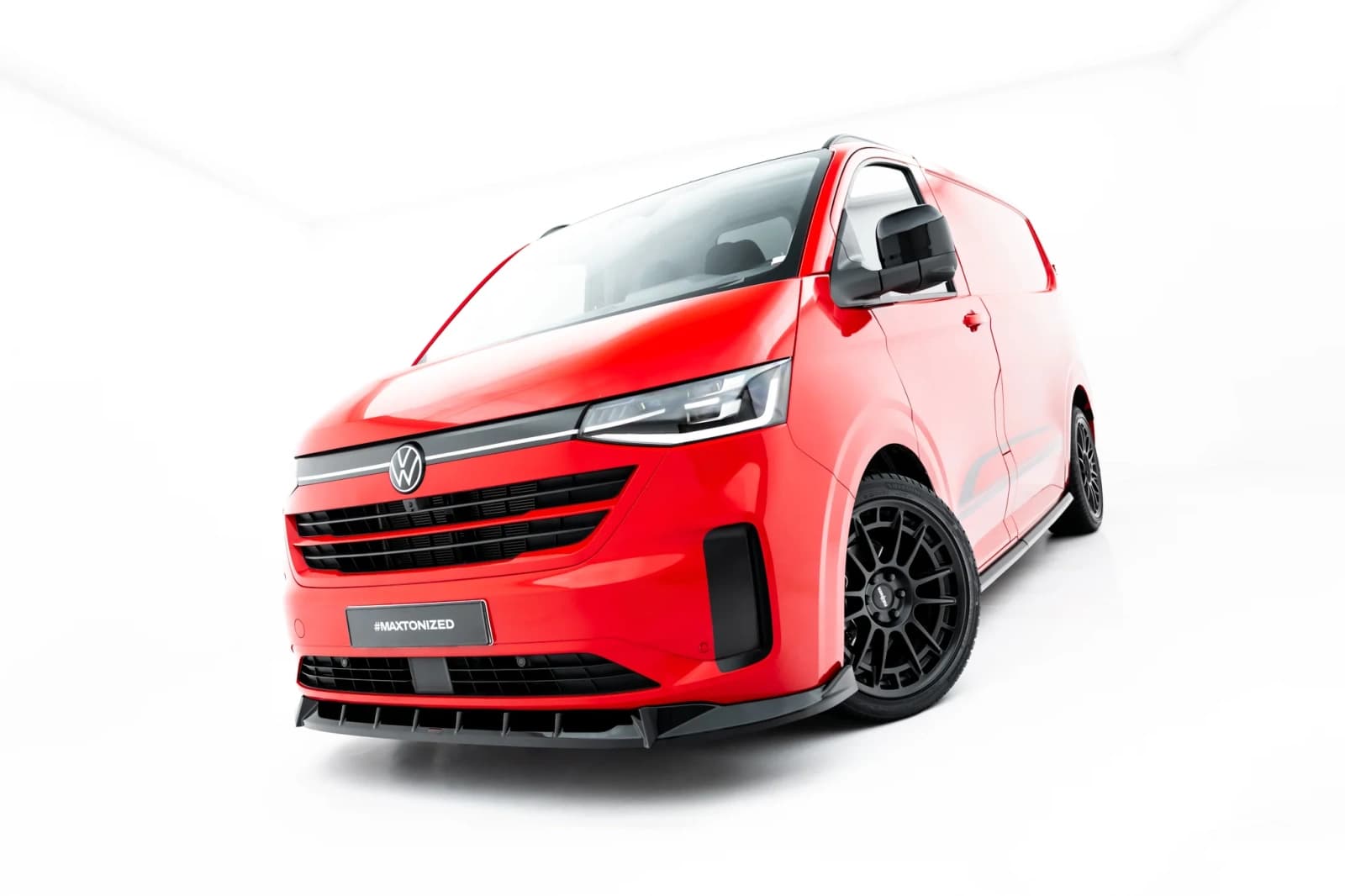 Передній сплітер V.1 Maxton Volkswagen Transporter T7 - фото My Tuning Lab