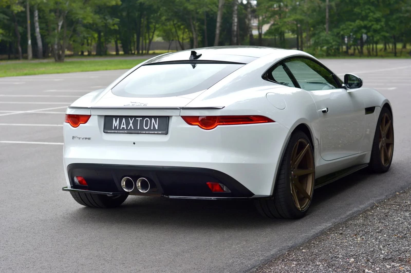 Задні сплітери Boczne Maxton Jaguar F-Type X152 - фото My Tuning Lab
