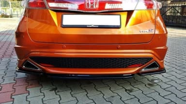 Задні сплітери boczne Maxton Honda Civic VIII Type-S/R (чорний глянець) - фото My Tuning Lab