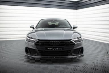 Передній сплітер V.1 Maxton Audi A7 S-Line C8 / S7 C8 / C8 Facelift / S7 Facelift - фото My Tuning Lab