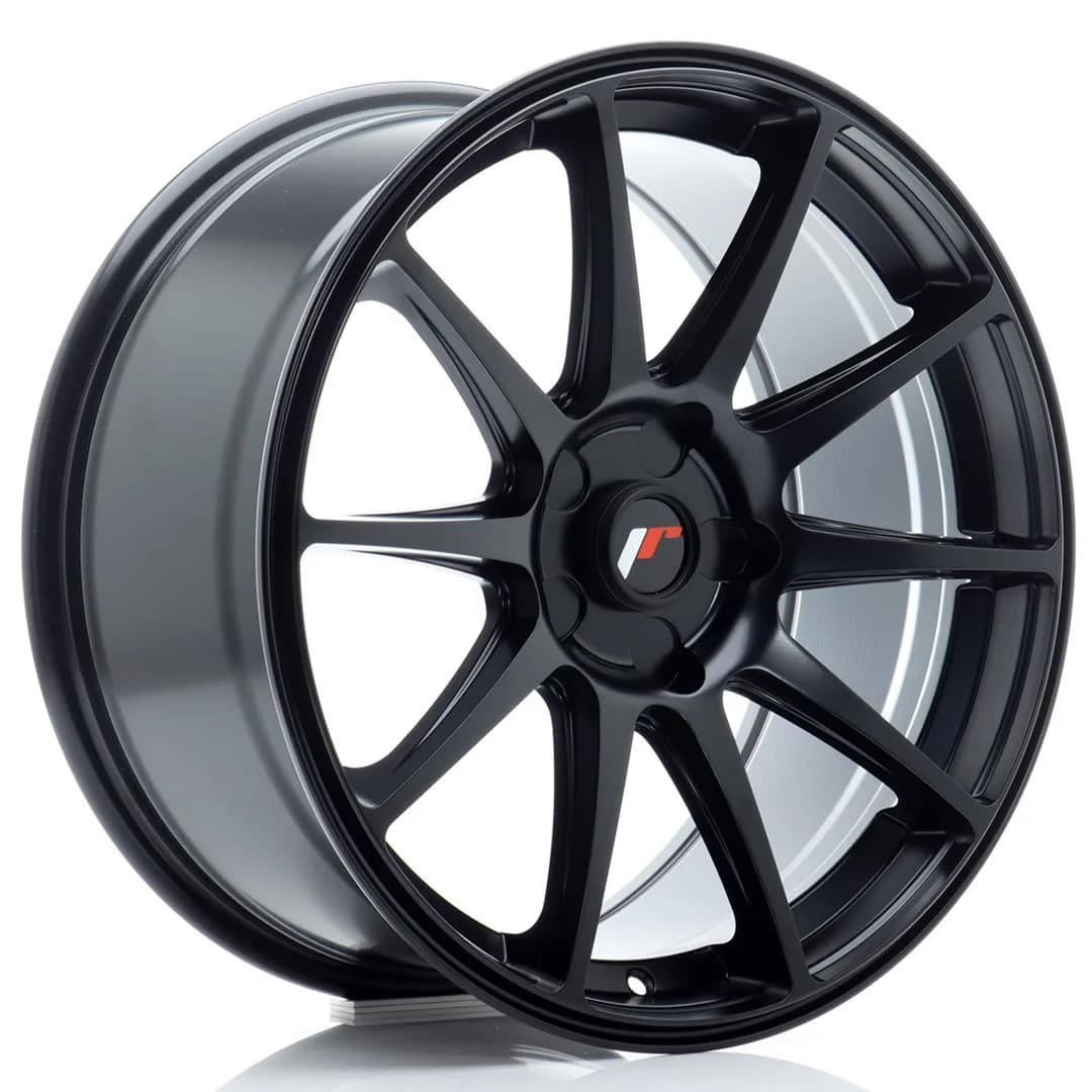 Легкосплавний диск 18" Japan Racing JR11 18x8,5 ET40 5x112 матовий чорний - фото My Tuning Lab