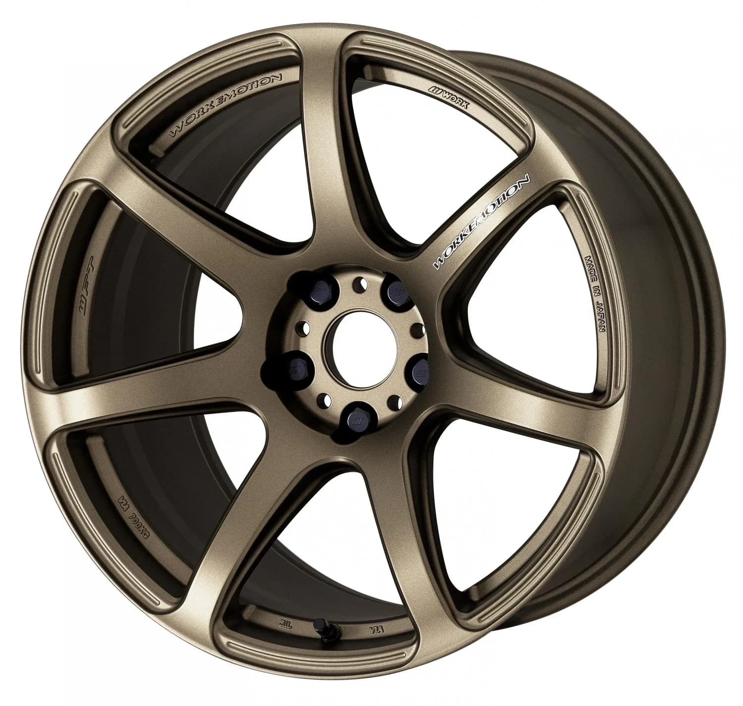 Легкосплавний диск 16" Work Wheels Work Emotion T7R 16x5,5 BLANK Matte бронза (AHG) - фото My Tuning Lab