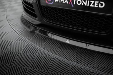 Передній сплітер V.2 Maxton Audi RS6 Avant C6 - фото My Tuning Lab