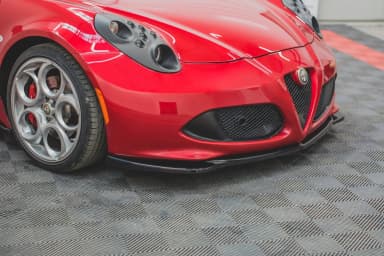 Передній сплітер Maxton Alfa Romeo 4C (чорний глянець) - фото My Tuning Lab