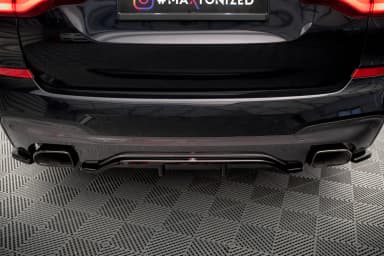 Задній центральний сплітер з дифузором Maxton BMW X3 M40i / M40d G01 - фото My Tuning Lab