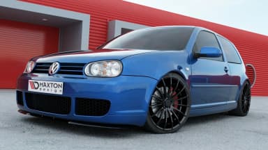 Передній сплітер Maxton (Cupra Look) VW Golf IV R32 (чорний глянець) - фото My Tuning Lab