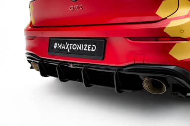 Задній дифузор Street Pro V.1 Maxton Volkswagen Golf GTI Clubsport Mk8 Facelift - фото My Tuning Lab