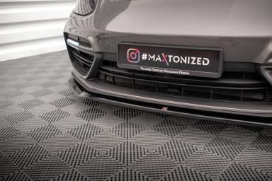 Передній сплітер V.2 Maxton Porsche Panamera Turbo S E-Hybrid - фото My Tuning Lab