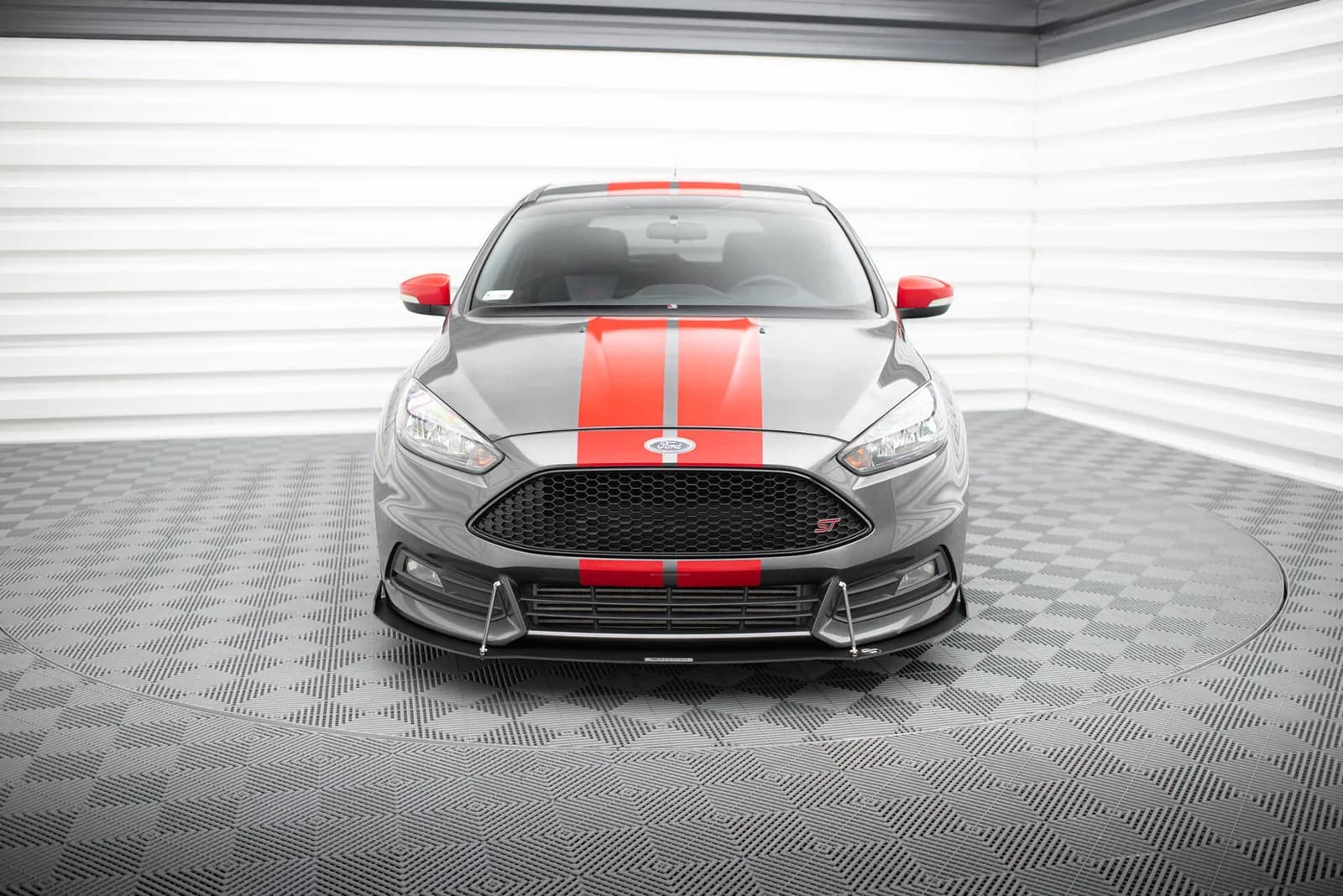 Передній сплітер Racing V.2 Maxton Ford Focus ST Mk3 FL - фото My Tuning Lab