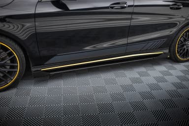 Накладки на пороги Street Pro + Flaps Maxton Mercedes-AMG CLA 45 C117 Facelift - фото My Tuning Lab