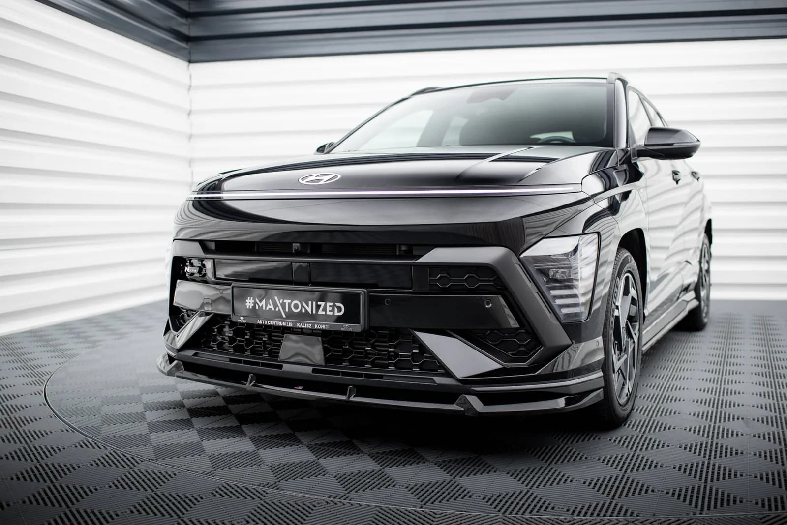 Передній сплітер Maxton Hyundai Kona N-Line Mk2 - фото My Tuning Lab