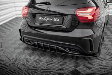 Задні сплітери Boczne Street Pro + Flaps Maxton Mercedes-Benz A AMG-Line W176 Facelift - фото My Tuning Lab