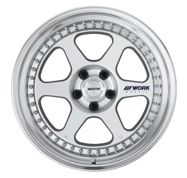 Легкосплавний диск 18" Work Wheels Meister L1-3P 18x10 BLANK Matted срібний (MSL) - фото My Tuning Lab