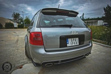 Задні сплітери boczne Maxton Audi RS6 C5 Avant (чорний глянець) - фото My Tuning Lab