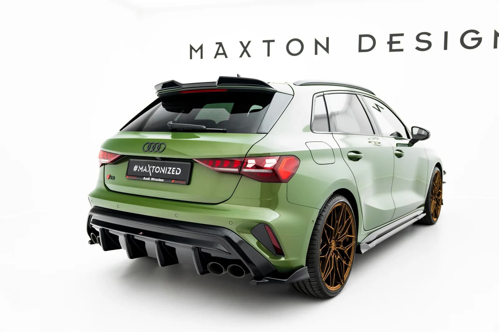 Задня накладка Maxton Audi S3 Sportback 8Y Facelift - фото My Tuning Lab