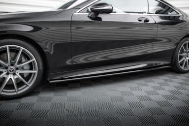 Накладки на пороги Maxton Mercedes-Benz S Coupe AMG-Line C217 Facelift - фото My Tuning Lab