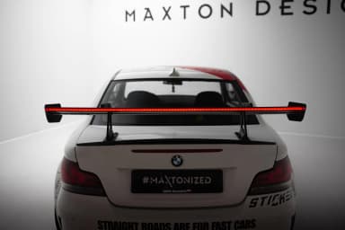 Karbonowy Spoiler Z Górnymi Mocowaniami + LED Maxton BMW 1 M E82 - фото My Tuning Lab