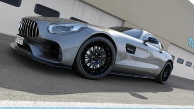 Накладки на пороги Maxton Mercedes-AMG GT / GT S C190 Facelift - фото My Tuning Lab