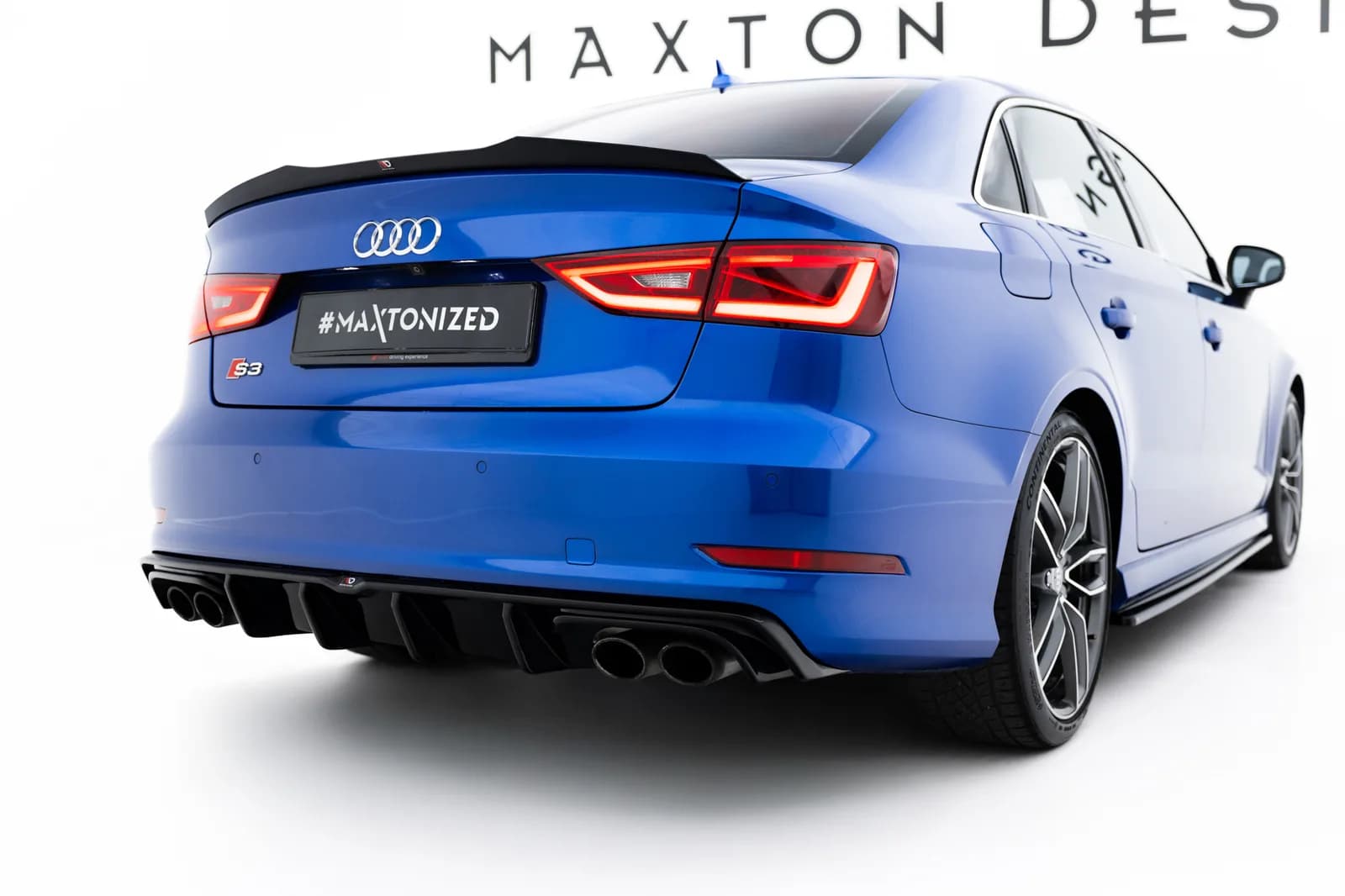 Задня накладка Maxton Audi S3 Sedan 8V - фото My Tuning Lab