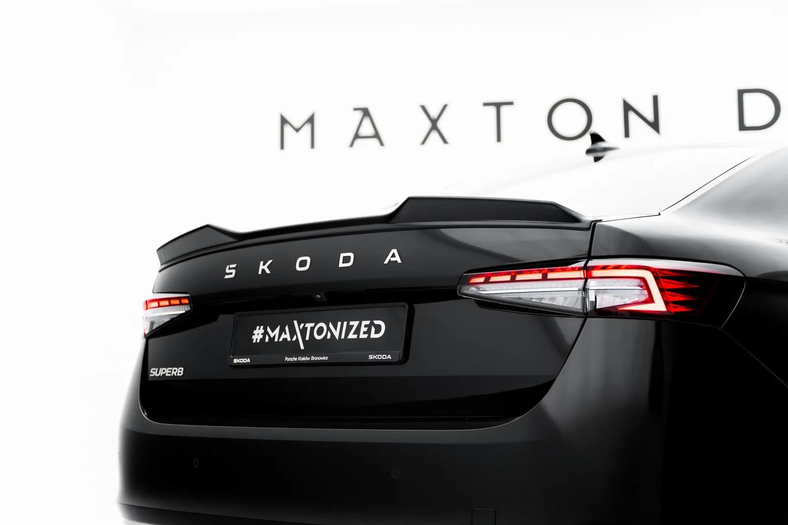 3D спойлер Maxton Skoda Superb Standard / Sportline Sedan Mk4 - фото My Tuning Lab