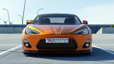 Передній сплітер Maxton Toyota GT86 (чорний глянець) - фото My Tuning Lab