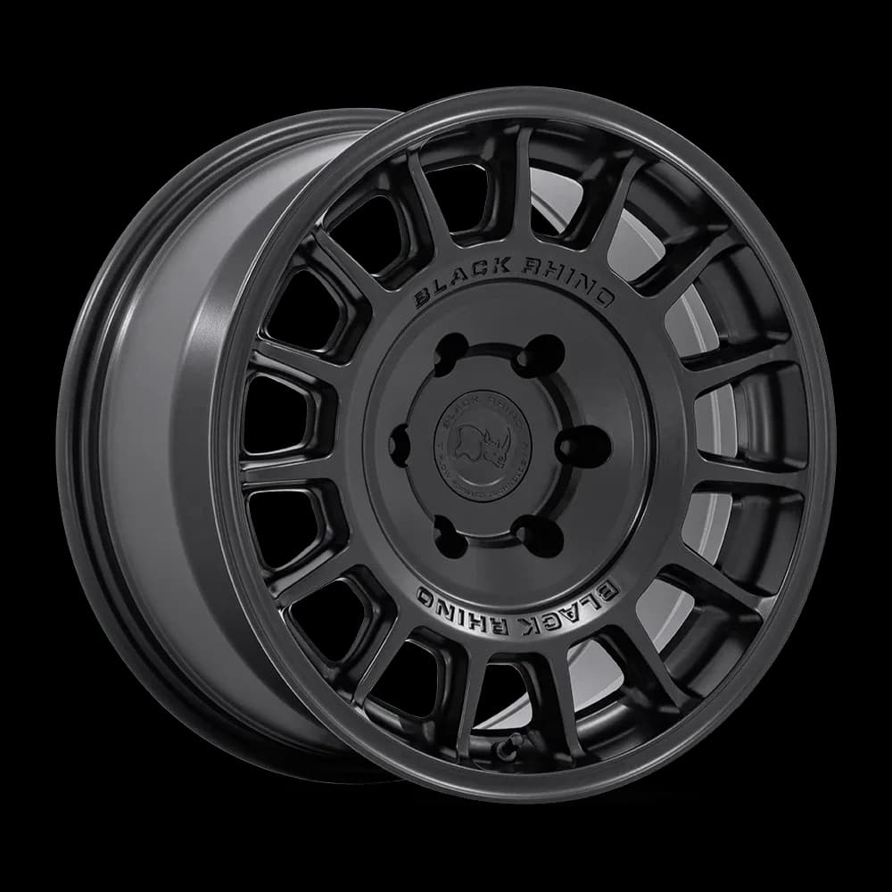 Легкосплавний диск 17" Black Rhino BR015 VOLL 17x8 ET38 5x112 матовий чорний - фото My Tuning Lab