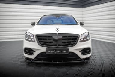 Передній сплітер V.2 Maxton Mercedes-Benz S AMG-Line W222 Facelift - фото My Tuning Lab