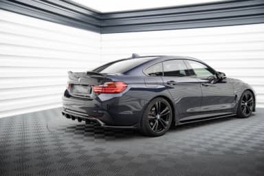 Задній сплітер (Z Dyfuzorem) Maxton BMW 4 Coupe / Gran Coupe / Cabrio M-пакет F32 / F36 / F33 - фото My Tuning Lab