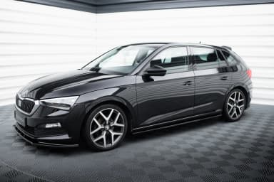 Накладки на пороги Maxton Skoda Scala - фото My Tuning Lab