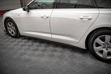 Накладки на пороги Maxton Audi A6 C8 - фото My Tuning Lab