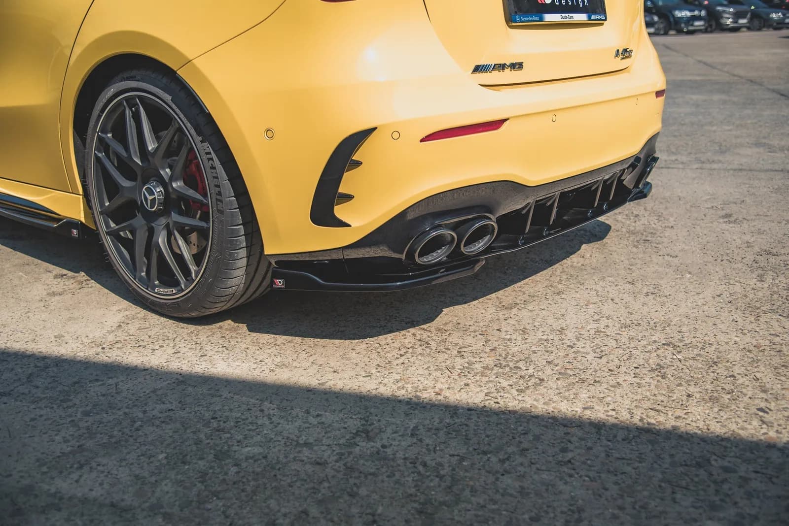 Задні сплітери Boczne Maxton Mercedes-AMG A 45 S Aero Pack W177 - фото My Tuning Lab