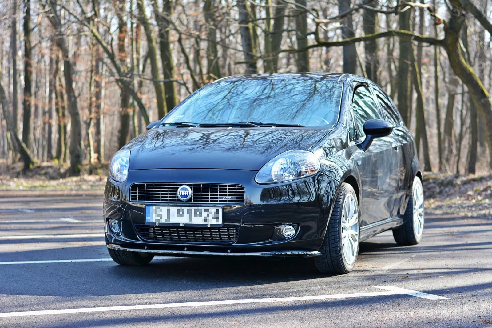 Передній сплітер Maxton Fiat Grande Punto Standard - фото My Tuning Lab