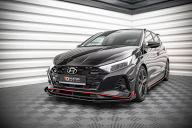 Передній сплітер Street Pro V.1 + Flaps Maxton Hyundai I20 N Mk3 - фото My Tuning Lab