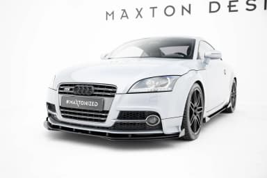 Передній сплітер Street Pro + Flaps Maxton Audi TT S / TT S-Line 8J Facelift - фото My Tuning Lab
