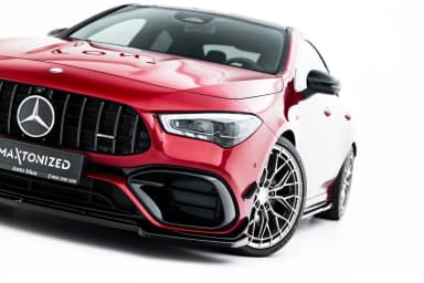 Передній сплітер V.5 Maxton Mercedes-AMG CLA 45 Aero C118 - фото My Tuning Lab