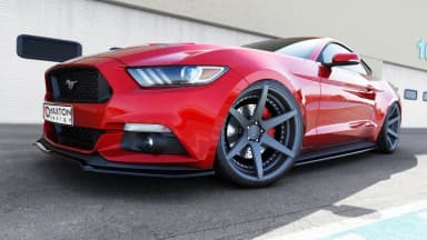 Накладки на пороги Maxton Ford Mustang Mk6 - фото My Tuning Lab