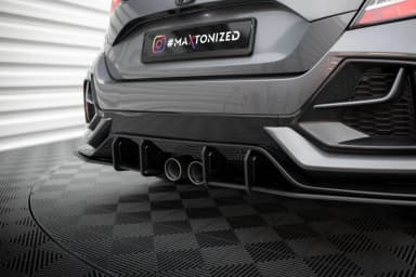 Задні сплітери Boczne Street Pro V.1 Maxton Honda Civic Sport Mk 10 Facelift - фото My Tuning Lab