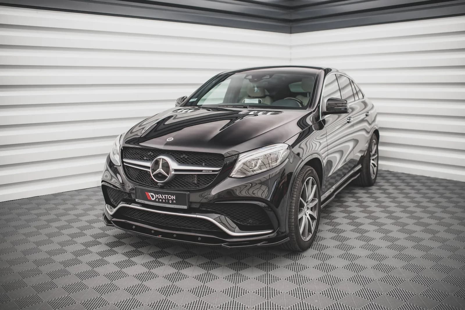 Передній сплітер V.2 Maxton Mercedes-Benz GLE Coupe / SUV 63 AMG C292 / W166 - фото My Tuning Lab