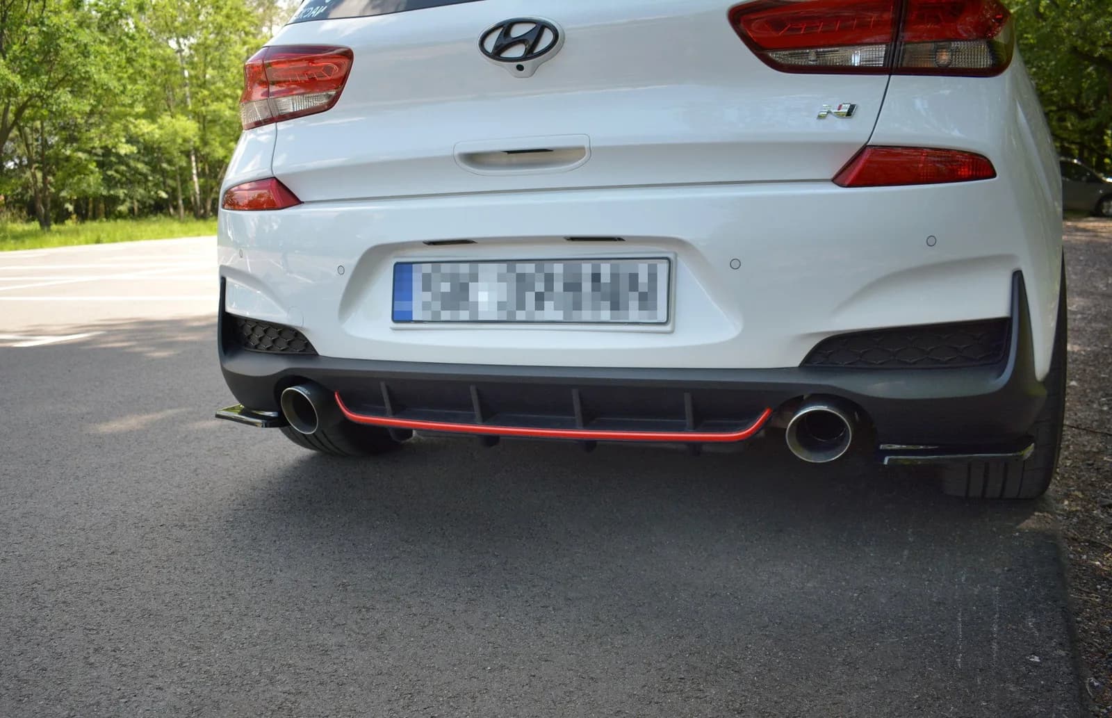 Задня накладка Maxton Hyundai I30 N Mk3 Hatchback - фото My Tuning Lab