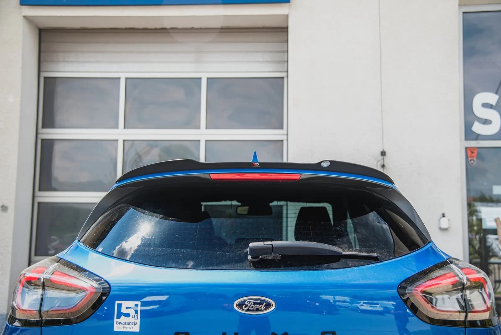 Продовження спойлера Maxton Ford Puma (чорний глянець) - фото My Tuning Lab