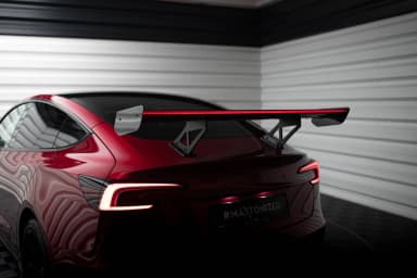 Karbonowy Spoiler + LED Maxton Tesla Model 3 - фото My Tuning Lab