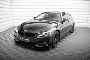 Передній сплітер Street Pro + Flaps Maxton BMW 4 Gran Coupe F36 - фото My Tuning Lab