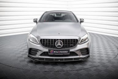 Передній сплітер V.2 Maxton Mercedes-AMG C43 Coupe / Cabrio / Sedan / Estate C205 / A205 / W205 / S205 Facelift - фото My Tuning Lab